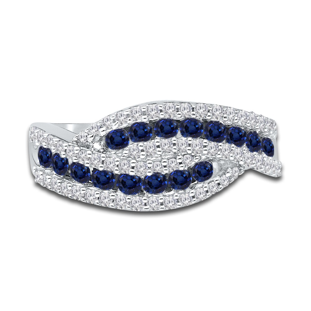Kallati Natural Blue Sapphire Ring 1/3 ct tw Diamonds 14K White Gold xIcHdXPp Kallati Natural Blue Sapphire Ring 1/3 ct tw Diamonds 14K White Gold xIcHdXPp