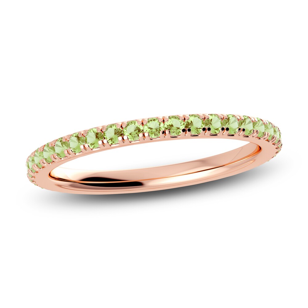 Juliette Maison Natural Peridot Eternity Ring 10K Rose Gold xZZN22yz Juliette Maison Natural Peridot Eternity Ring 10K Rose Gold xZZN22yz