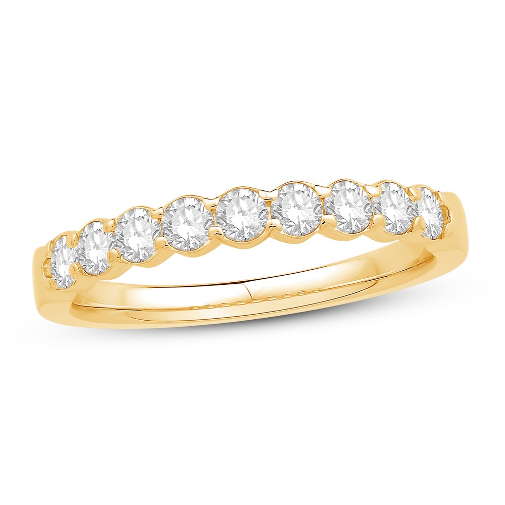 Diamond Anniversary Ring 1/2 ct tw Round 14K Yellow Gold xd3dEYlu Diamond Anniversary Ring 1/2 ct tw Round 14K Yellow Gold xd3dEYlu
