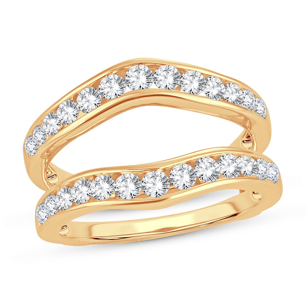 Diamond Enhancer Ring 1 ct tw Round 14K Yellow Gold xpml3J50 Diamond Enhancer Ring 1 ct tw Round 14K Yellow Gold xpml3J50