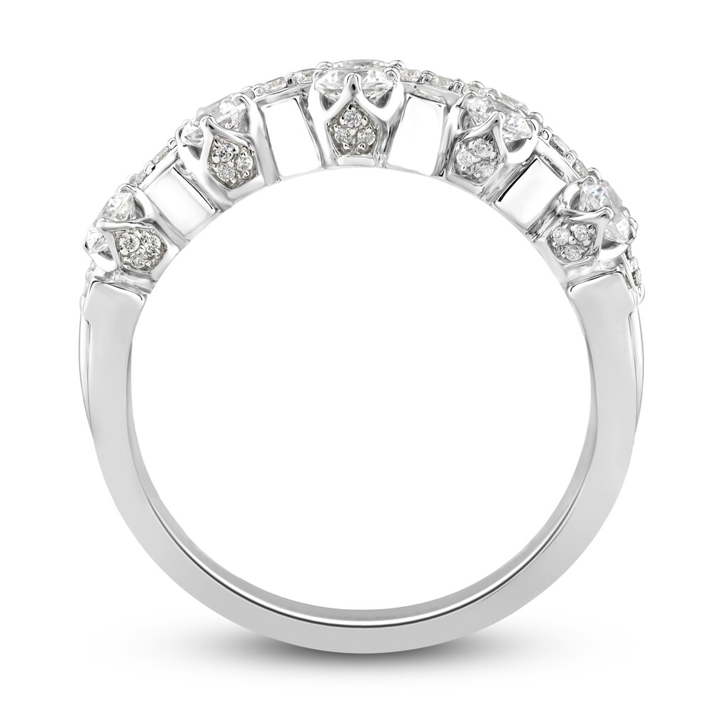 Diamond Ring 1-1/2 ct tw Baguette/Round 14K White Gold xzlSjd91 Diamond Ring 1-1/2 ct tw Baguette/Round 14K White Gold xzlSjd91