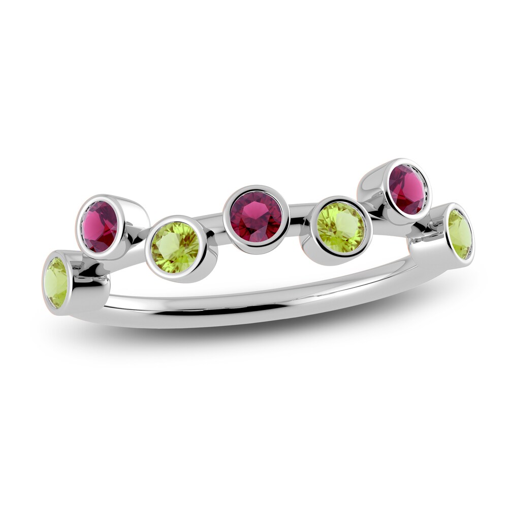Juliette Maison Natural Peridot & Natural Rhodolite Garnet Ring 10K White Gold y1VI2X0j Juliette Maison Natural Peridot & Natural Rhodolite Garnet Ring 10K White Gold y1VI2X0j