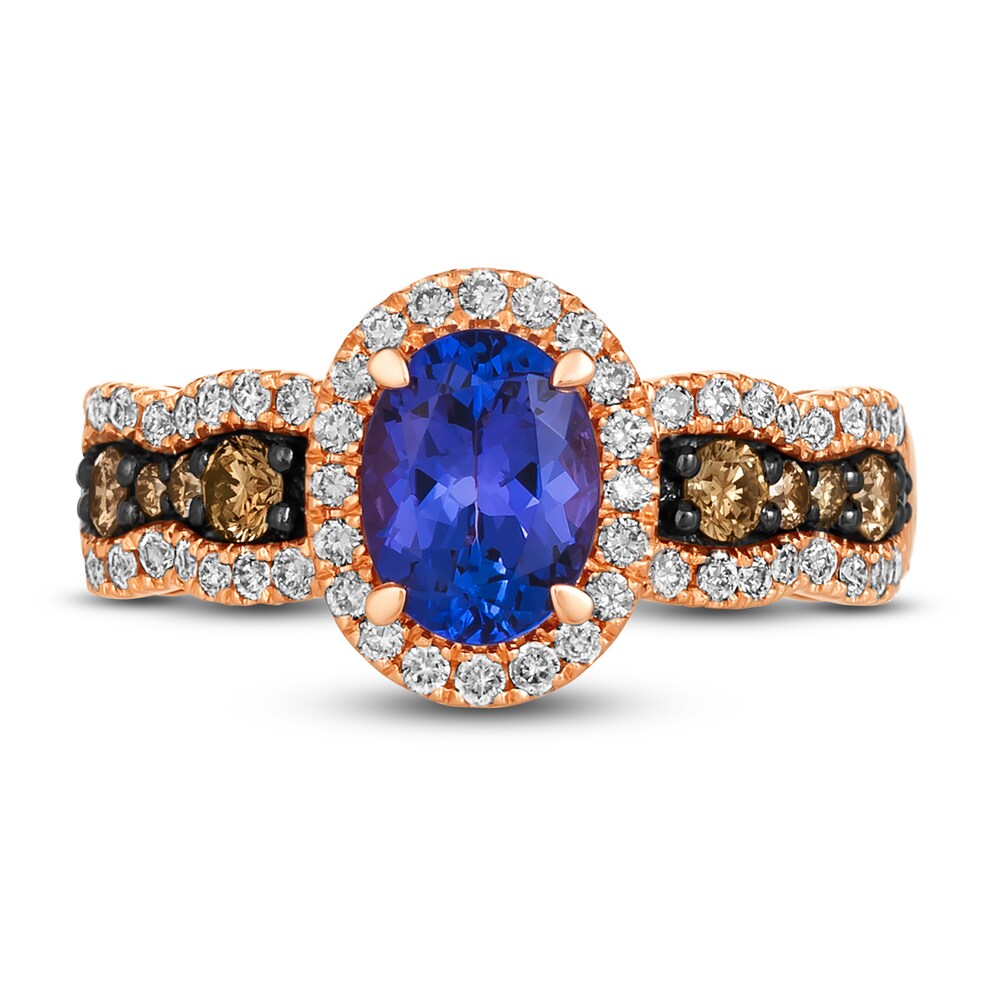 Le Vian Natural Tanzanite Ring 5/8 ct tw Diamonds 14K Strawberry Gold y74SFMSJ Le Vian Natural Tanzanite Ring 5/8 ct tw Diamonds 14K Strawberry Gold y74SFMSJ