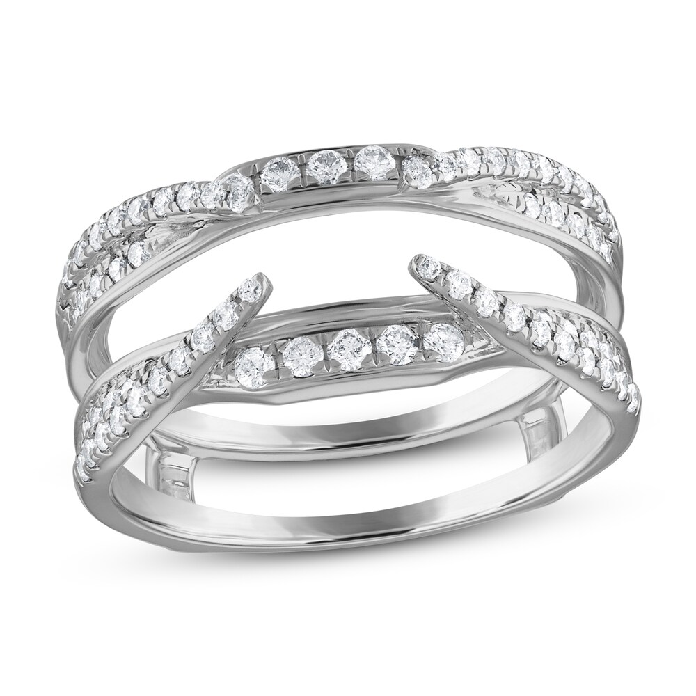 Diamond Enhancer Ring 1/2 ct tw Round 14K White Gold yF8vz2A0 Diamond Enhancer Ring 1/2 ct tw Round 14K White Gold yF8vz2A0