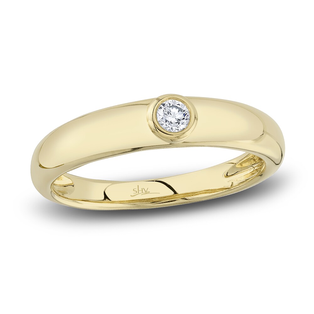 Shy Creation Diamond Ring 1/15 ct tw Round 14K Yellow Gold SC55023682 yWZGqjFf Shy Creation Diamond Ring 1/15 ct tw Round 14K Yellow Gold SC55023682 yWZGqjFf