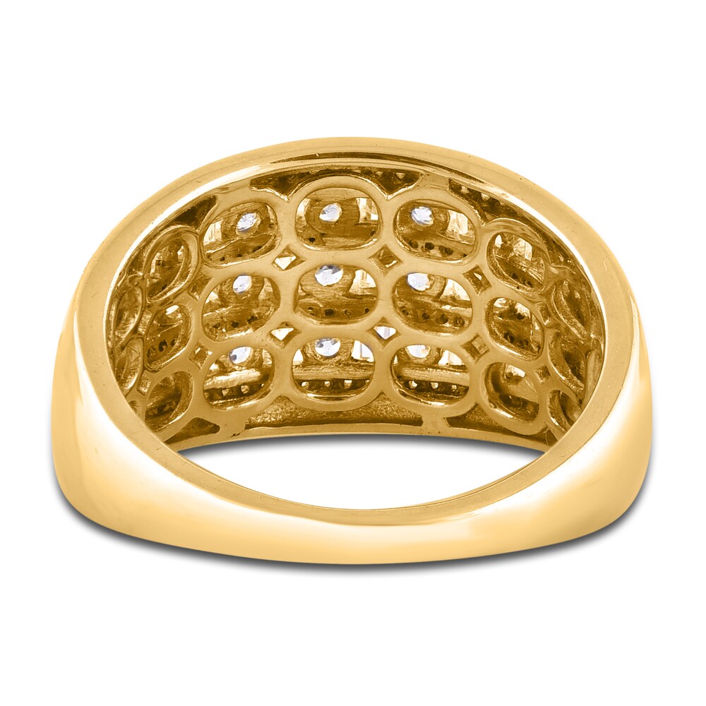 Diamond Anniversary Band 1 ct tw Round 14K Yellow Gold yjWdI4kJ Diamond Anniversary Band 1 ct tw Round 14K Yellow Gold yjWdI4kJ