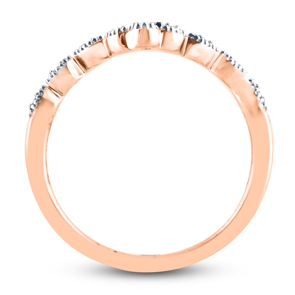 Diamond Wedding Band 1/20 ct tw Round 14K Rose Gold yrXz17Y2 Diamond Wedding Band 1/20 ct tw Round 14K Rose Gold yrXz17Y2