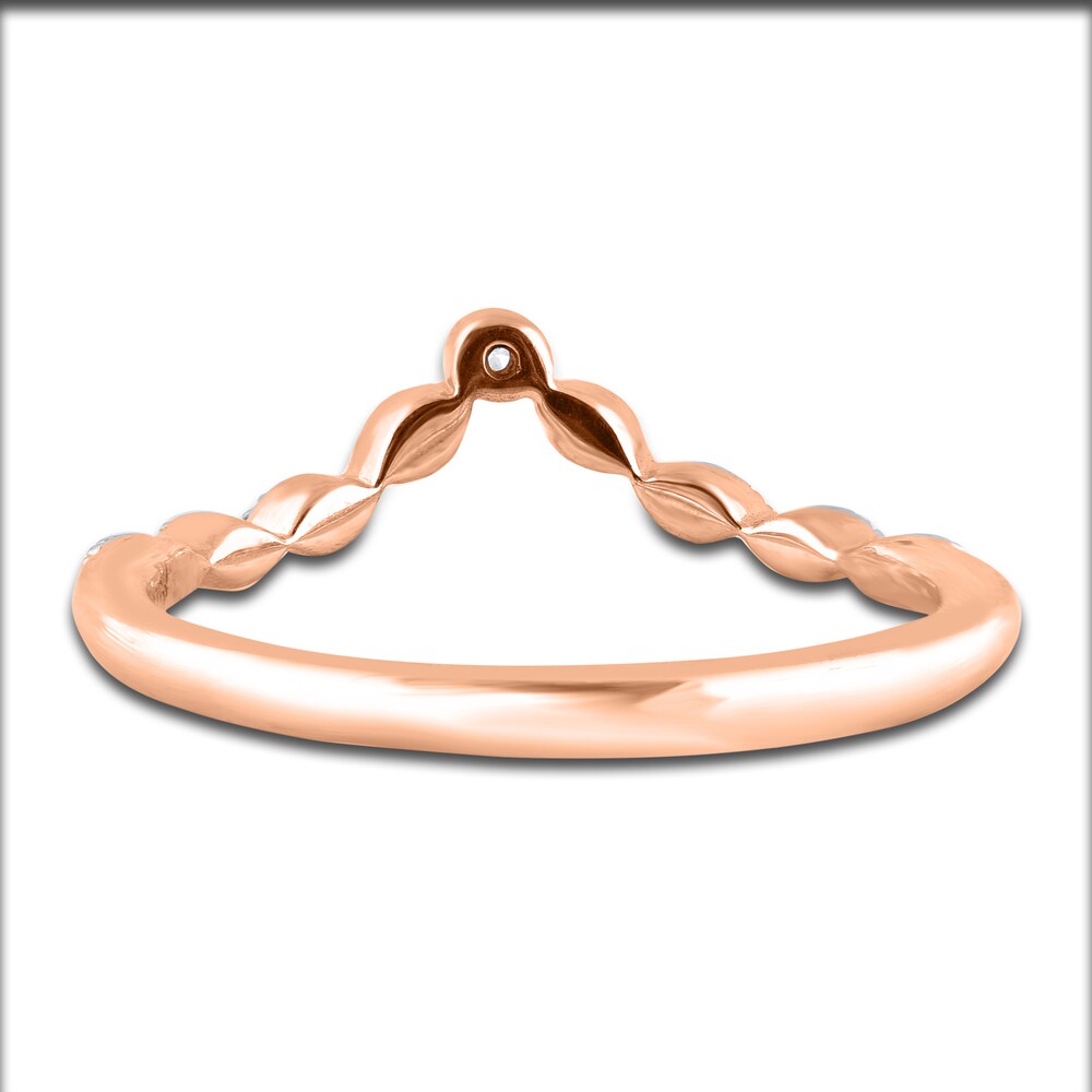 Diamond Wedding Band 1/20 ct tw Round 14K Rose Gold yrXz17Y2 Diamond Wedding Band 1/20 ct tw Round 14K Rose Gold yrXz17Y2