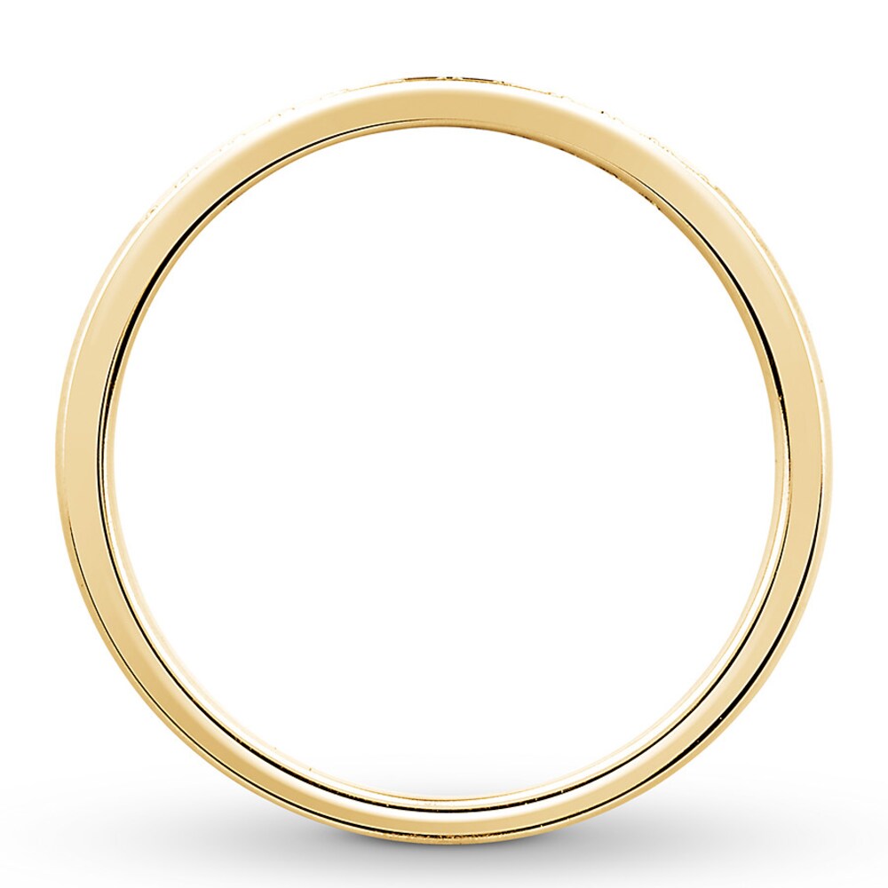 Diamond Anniversary Ring 1/8 ct tw Round 14K Yellow Gold yv0gHxh4