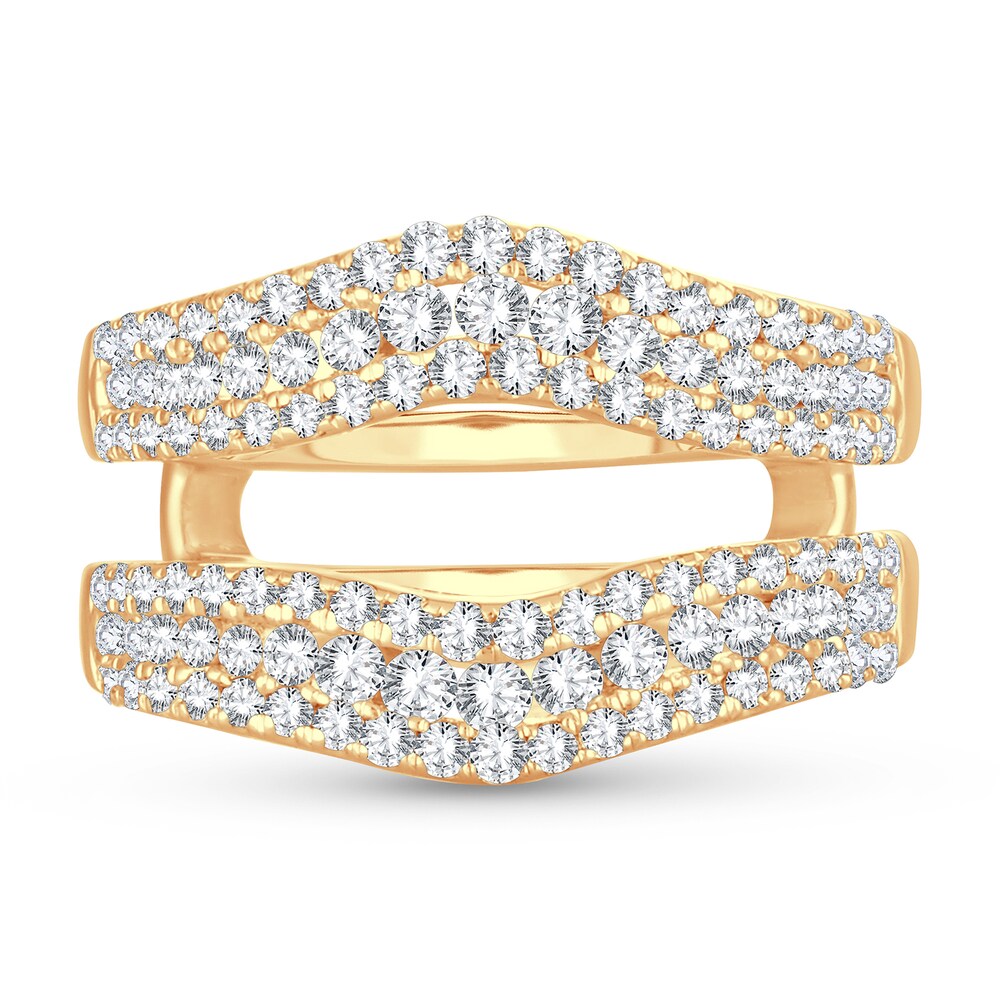 Diamond Enhancer Ring 1 ct tw Round 14K Yellow Gold z4i6eA2z Diamond Enhancer Ring 1 ct tw Round 14K Yellow Gold z4i6eA2z