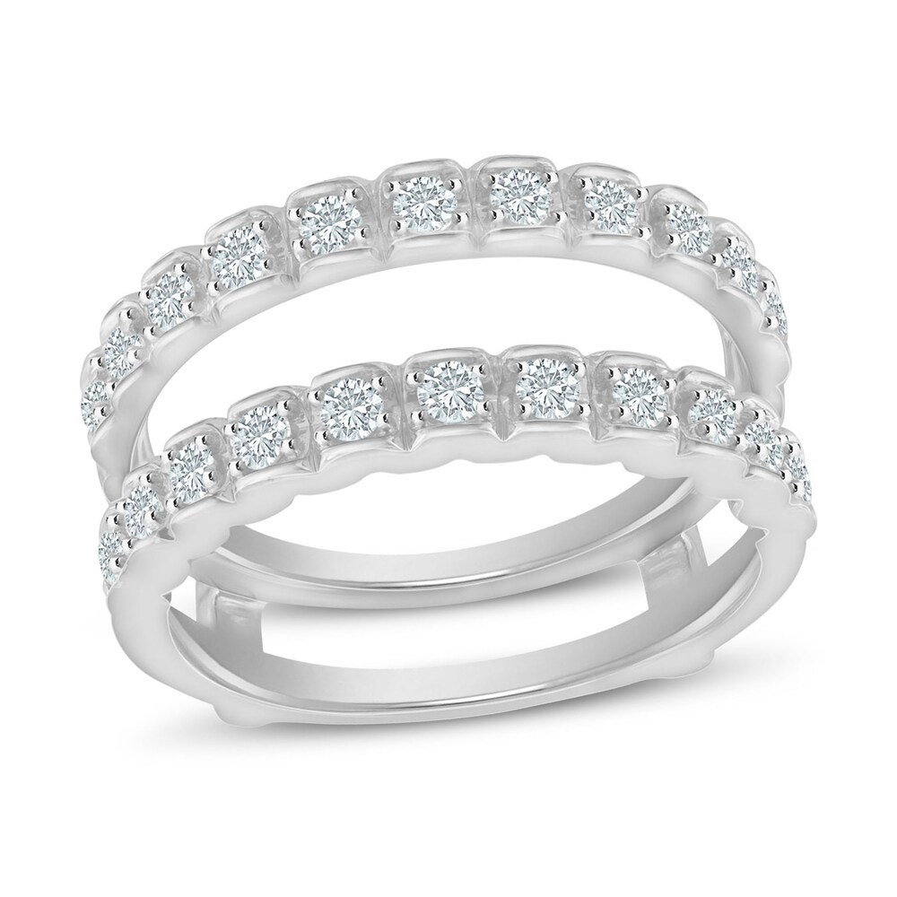 Diamond Enhancer Ring 5/8 ct tw Round 14K White Gold z92fV7VJ Diamond Enhancer Ring 5/8 ct tw Round 14K White Gold z92fV7VJ