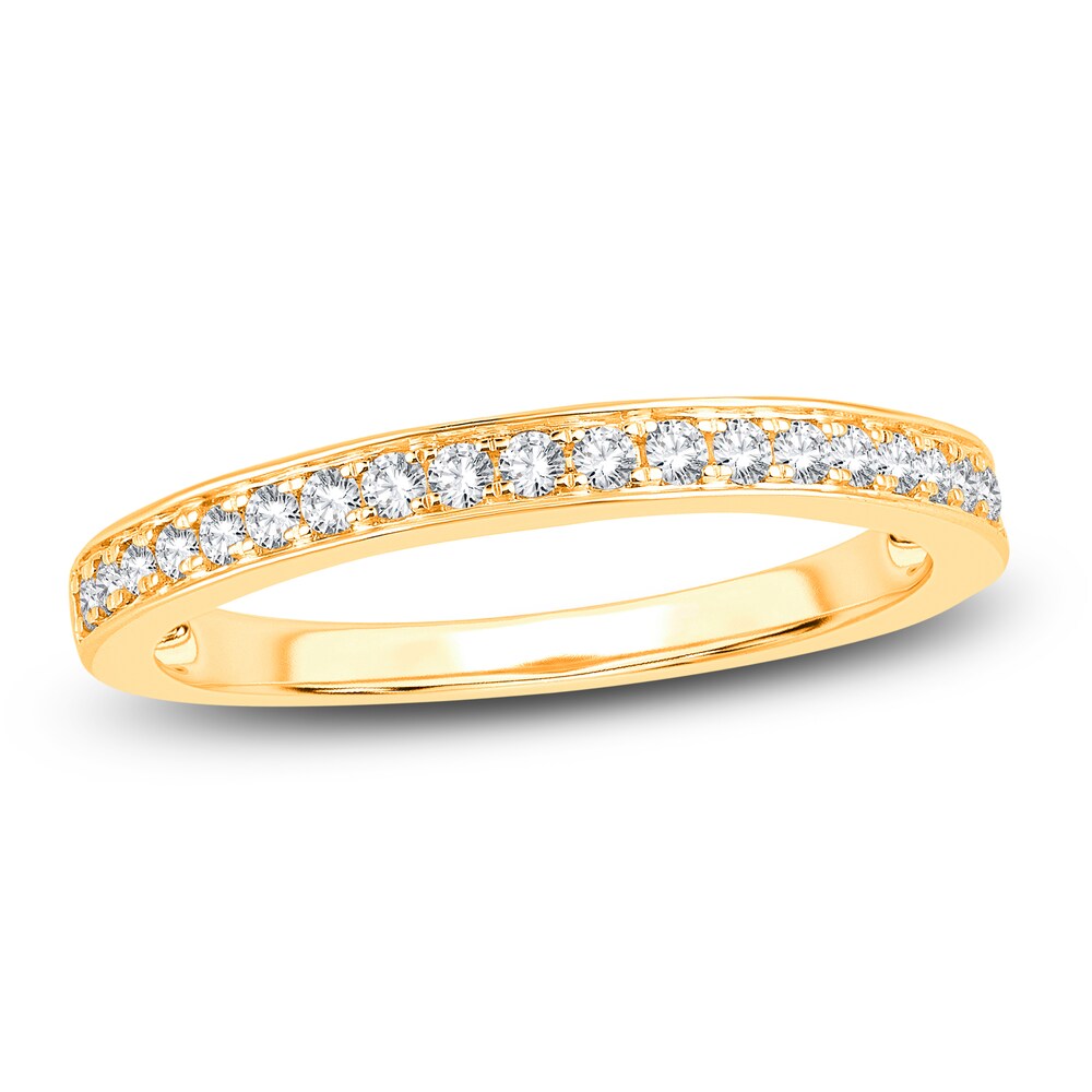 Diamond Wedding Band 1/5 ct tw Round 14K Yellow Gold zGDCLQPq Diamond Wedding Band 1/5 ct tw Round 14K Yellow Gold zGDCLQPq
