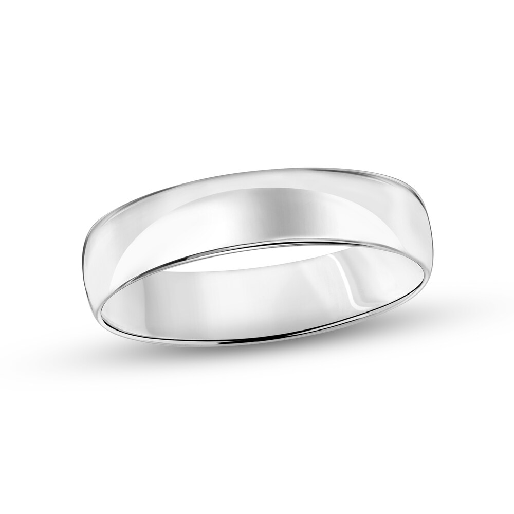 Polished Wedding Band 14K White Gold 5.0mm zNkQCo5U Polished Wedding Band 14K White Gold 5.0mm zNkQCo5U