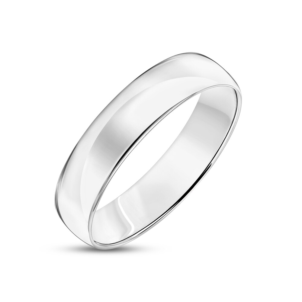Polished Wedding Band 14K White Gold 5.0mm zNkQCo5U Polished Wedding Band 14K White Gold 5.0mm zNkQCo5U