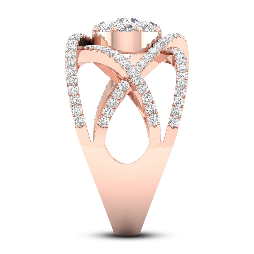 Diamond Ring 1 ct tw Round 14K Rose Gold zS96IRlZ Diamond Ring 1 ct tw Round 14K Rose Gold zS96IRlZ