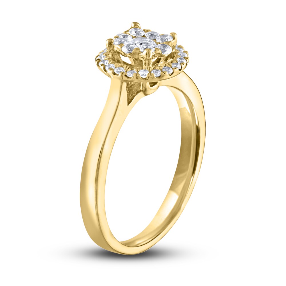 Diamond Ring 3/8 ct tw Round 14K Yellow Gold zTrchaDj Diamond Ring 3/8 ct tw Round 14K Yellow Gold zTrchaDj