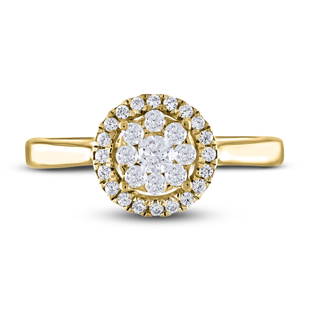 Diamond Ring 3/8 ct tw Round 14K Yellow Gold zTrchaDj Diamond Ring 3/8 ct tw Round 14K Yellow Gold zTrchaDj