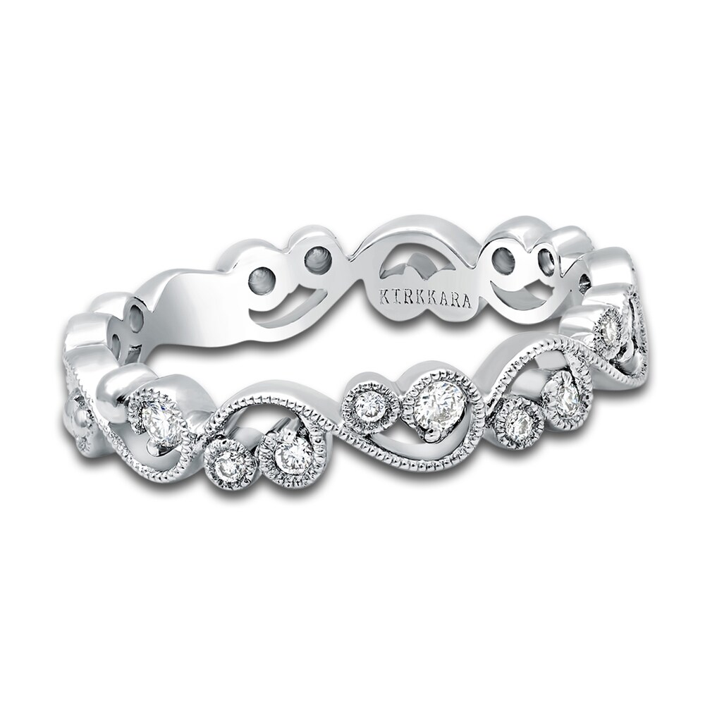 Kirk Kara Diamond Lace Wedding Band 1/8 ct tw Round Platinum zWQDRkLn Kirk Kara Diamond Lace Wedding Band 1/8 ct tw Round Platinum zWQDRkLn