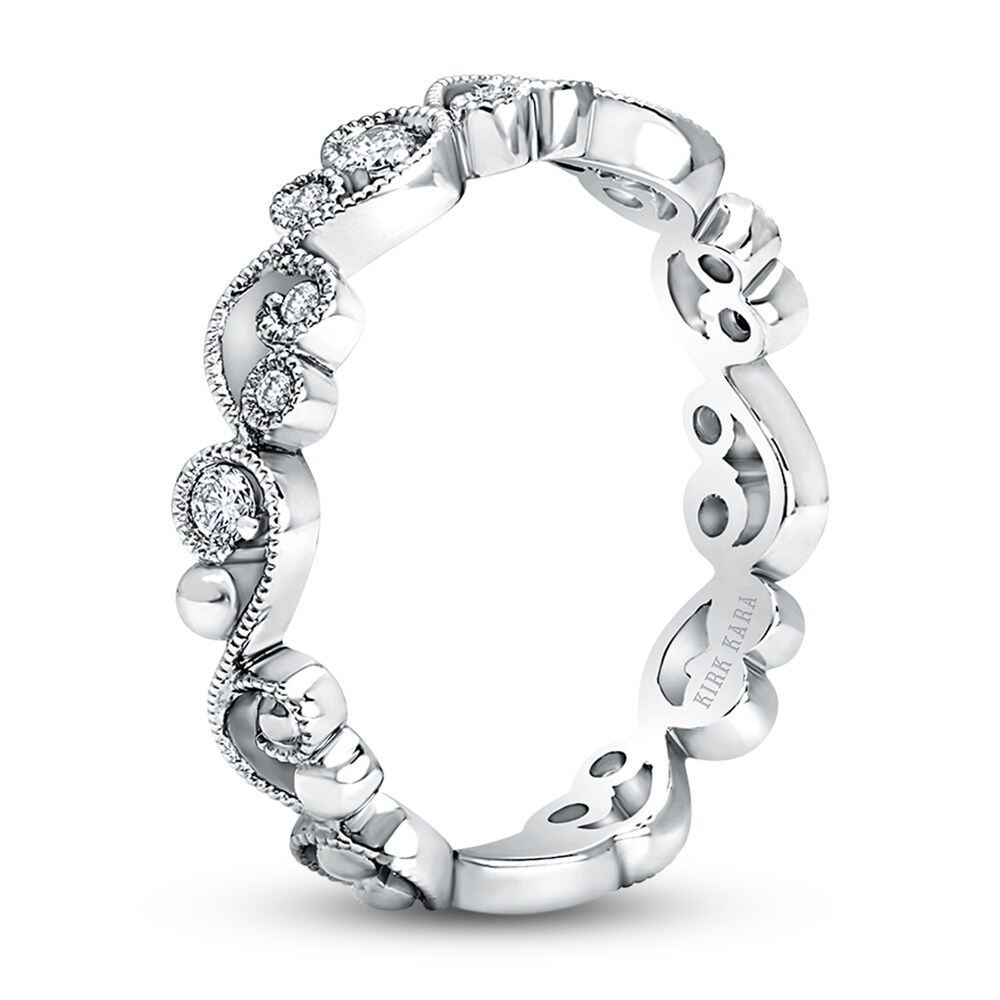 Kirk Kara Diamond Lace Wedding Band 1/8 ct tw Round Platinum zWQDRkLn Kirk Kara Diamond Lace Wedding Band 1/8 ct tw Round Platinum zWQDRkLn