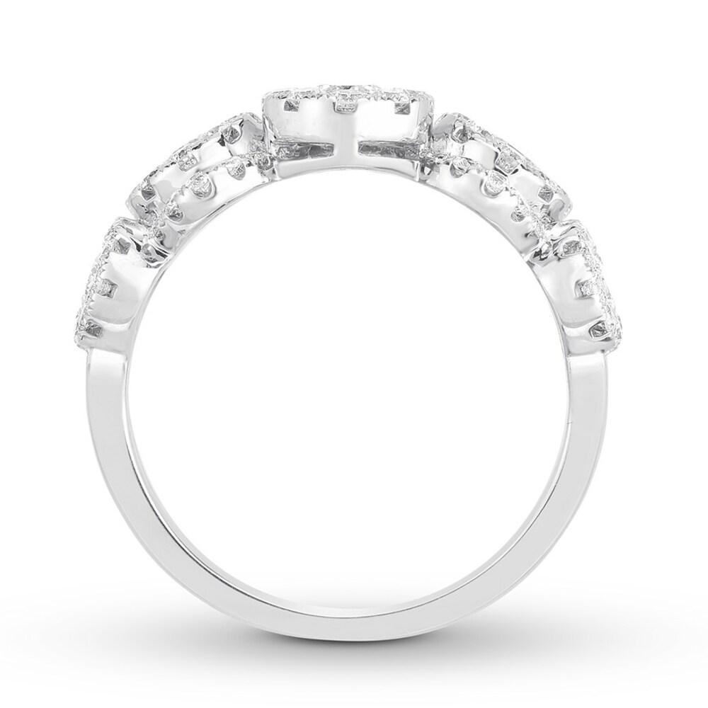 Diamond Ring 1-1/3 ct tw Round 14K White Gold zaOQciqn