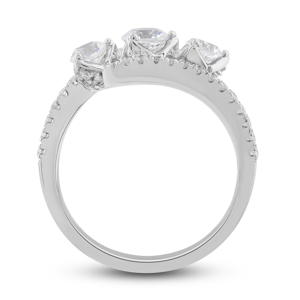 Diamond 3-Stone Ring 1 ct tw Round 14K White Gold zzcL2A9A Diamond 3-Stone Ring 1 ct tw Round 14K White Gold zzcL2A9A