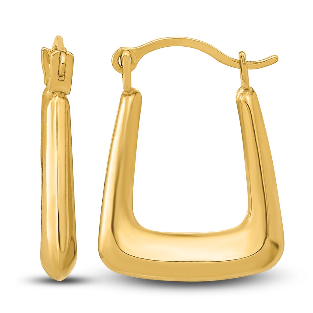 Polished Hoop Earrings 14K Yellow Gold 15mm 00xUWdQI Polished Hoop Earrings 14K Yellow Gold 15mm 00xUWdQI