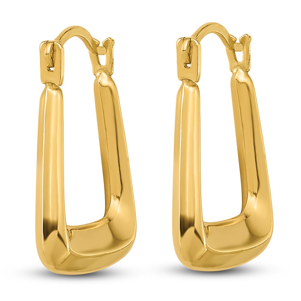Polished Hoop Earrings 14K Yellow Gold 15mm 00xUWdQI Polished Hoop Earrings 14K Yellow Gold 15mm 00xUWdQI