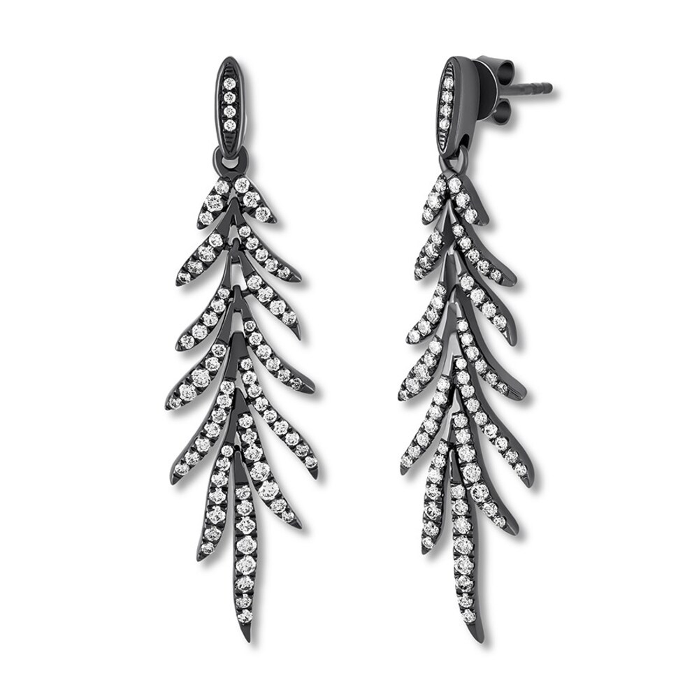 House of Virtruve Drop Earrings 1 ct tw Diamonds Sterling Silver 09x0wppG House of Virtruve Drop Earrings 1 ct tw Diamonds Sterling Silver 09x0wppG