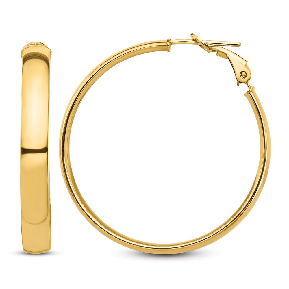 Hoop Earrings 14K Yellow Gold 11gOgVgh Hoop Earrings 14K Yellow Gold 11gOgVgh