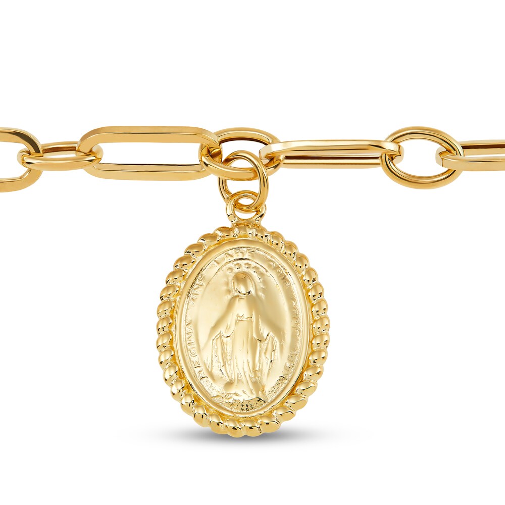 Italia D\'Oro Virgin Mary Chain Bracelet 14K Yellow Gold 1RqrsMOj Italia D\'Oro Virgin Mary Chain Bracelet 14K Yellow Gold 1RqrsMOj