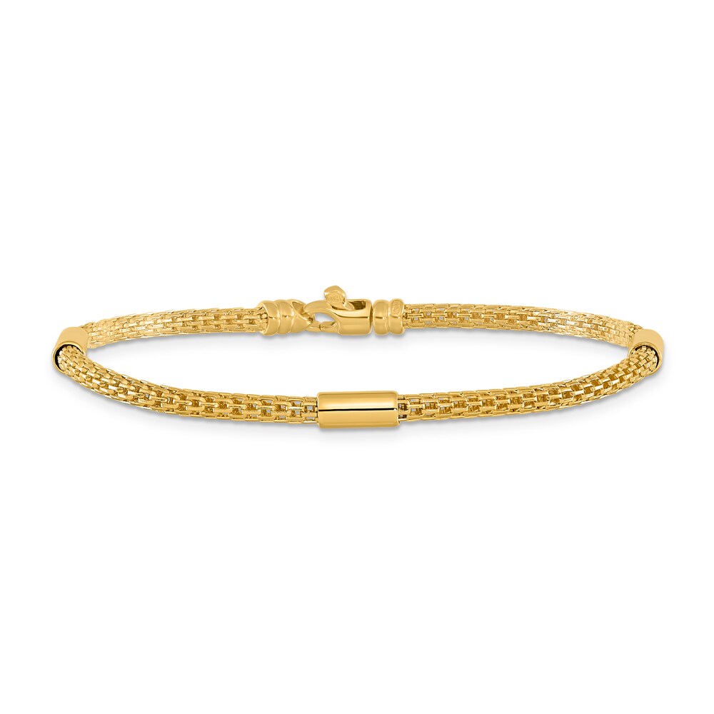 Mesh Fancy Link Bracelet 14K Yellow Gold 7.25" 1bTi5HcT Mesh Fancy Link Bracelet 14K Yellow Gold 7.25" 1bTi5HcT