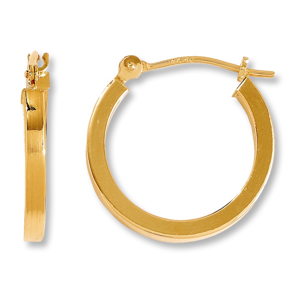 Hoop Earrings 14K Yellow Gold 1jv8qhsg Hoop Earrings 14K Yellow Gold 1jv8qhsg