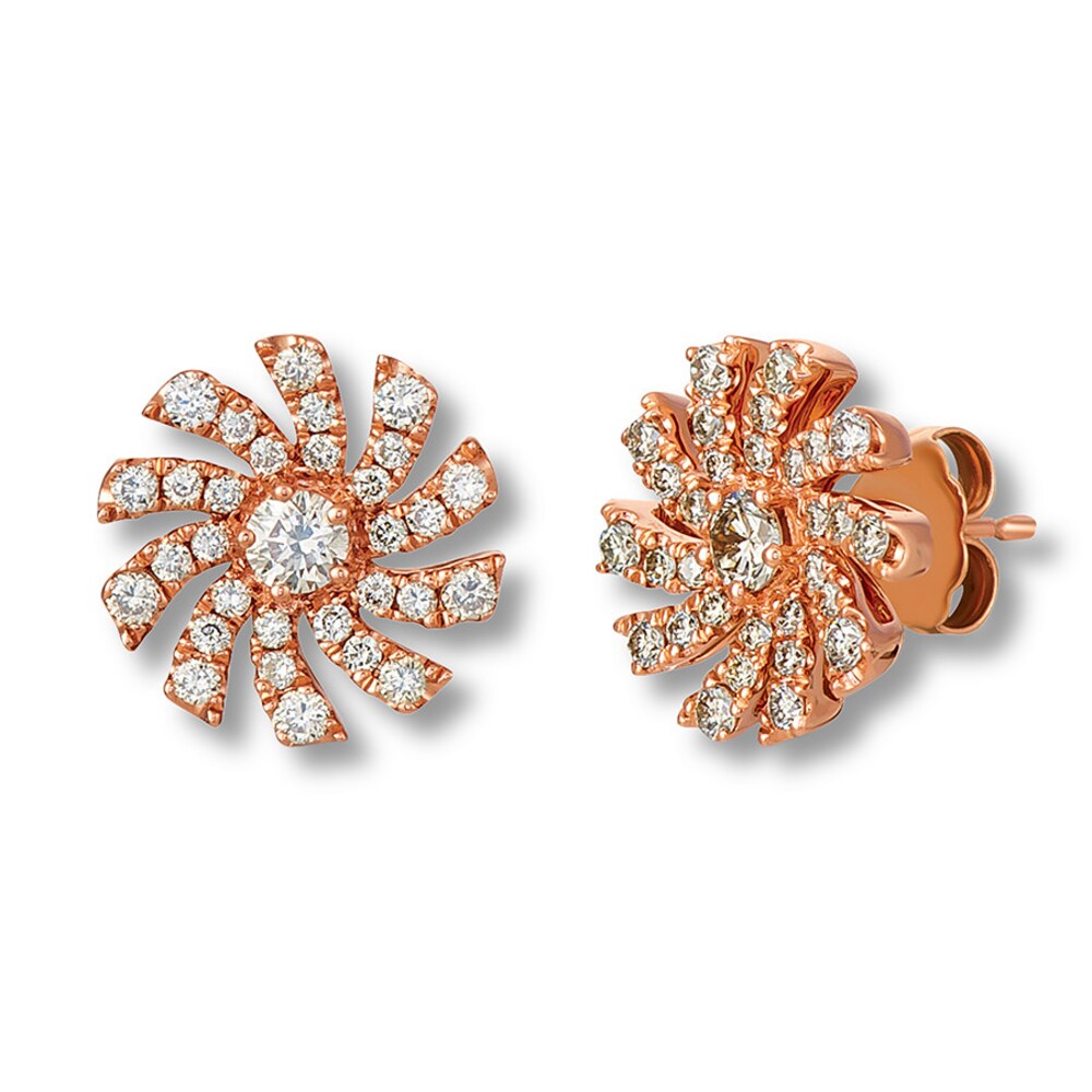Le Vian Diamond Earrings 3/4 ct tw 14K Strawberry Gold 2Tq5dszY Le Vian Diamond Earrings 3/4 ct tw 14K Strawberry Gold 2Tq5dszY