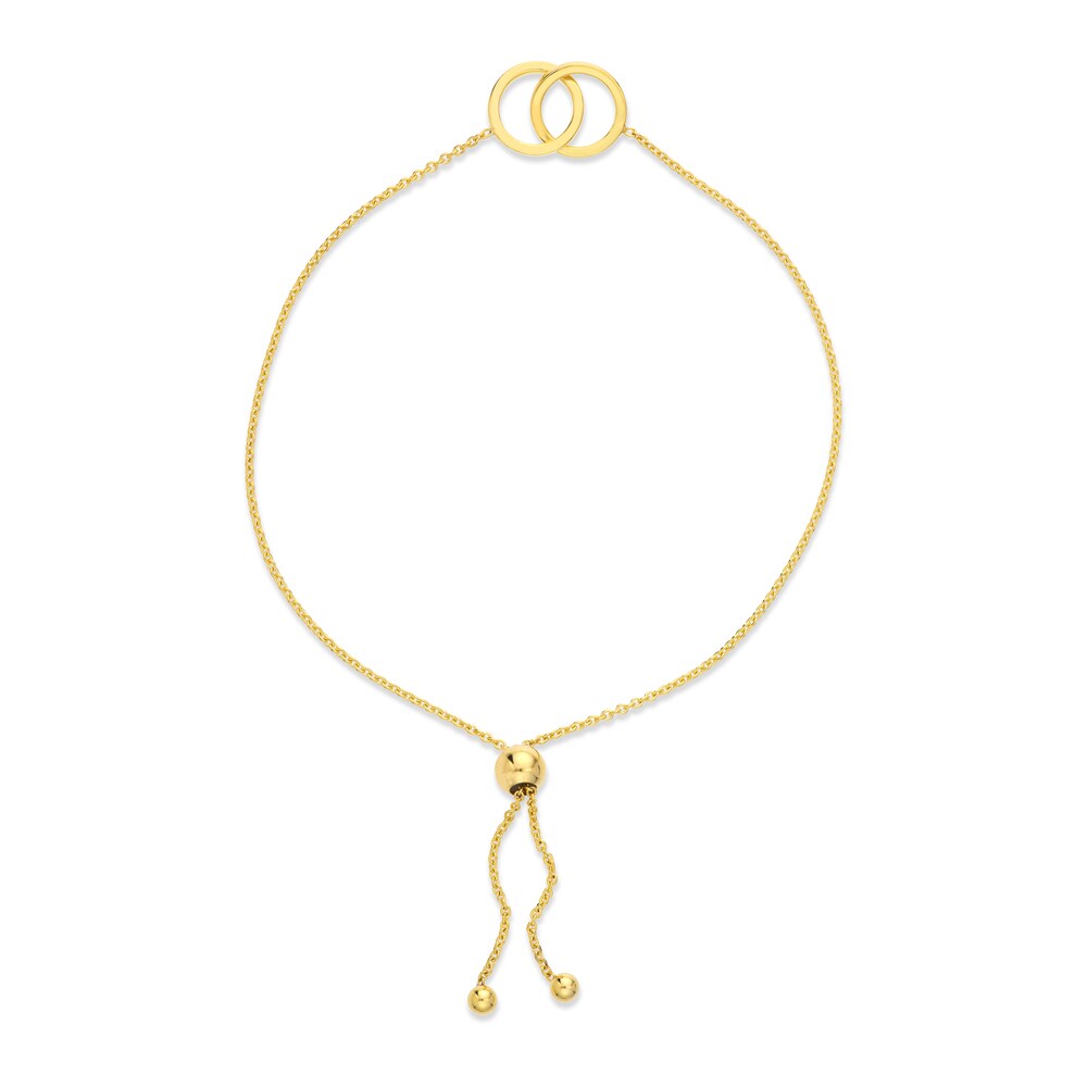 Interlocking Circle Bolo Bracelet 14K Yellow Gold 3Rx8pw9l Interlocking Circle Bolo Bracelet 14K Yellow Gold 3Rx8pw9l