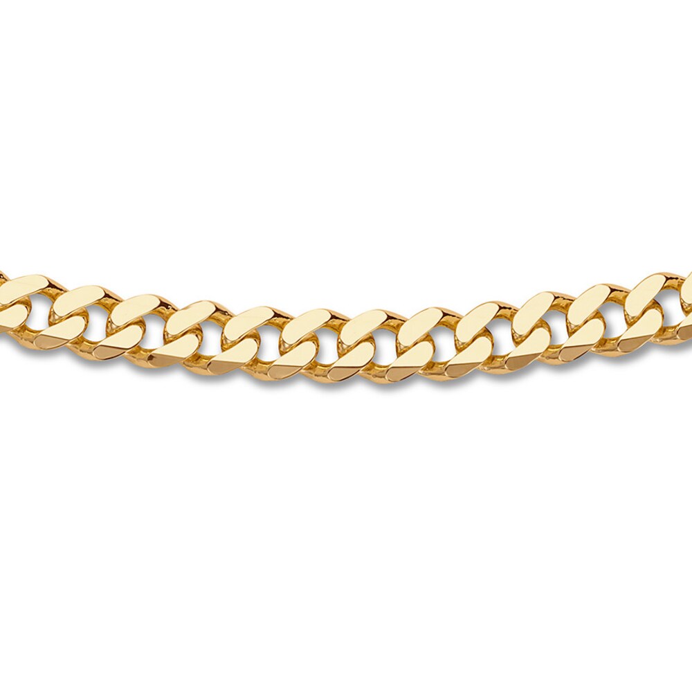 Curb Link Bracelet 14K Yellow Gold 8.75" Length 3ZsGM648 Curb Link Bracelet 14K Yellow Gold 8.75" Length 3ZsGM648