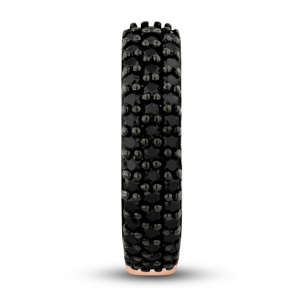 Pnina Tornai Black Diamond Single Earring 1 /4 ct tw Round 14K Rose Gold 43CvrYvf Pnina Tornai Black Diamond Single Earring 1 /4 ct tw Round 14K Rose Gold 43CvrYvf