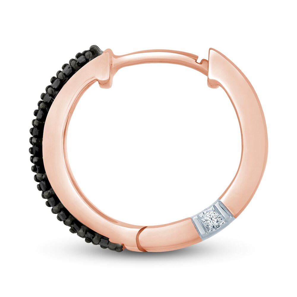 Pnina Tornai Black Diamond Single Earring 1 /4 ct tw Round 14K Rose Gold 43CvrYvf