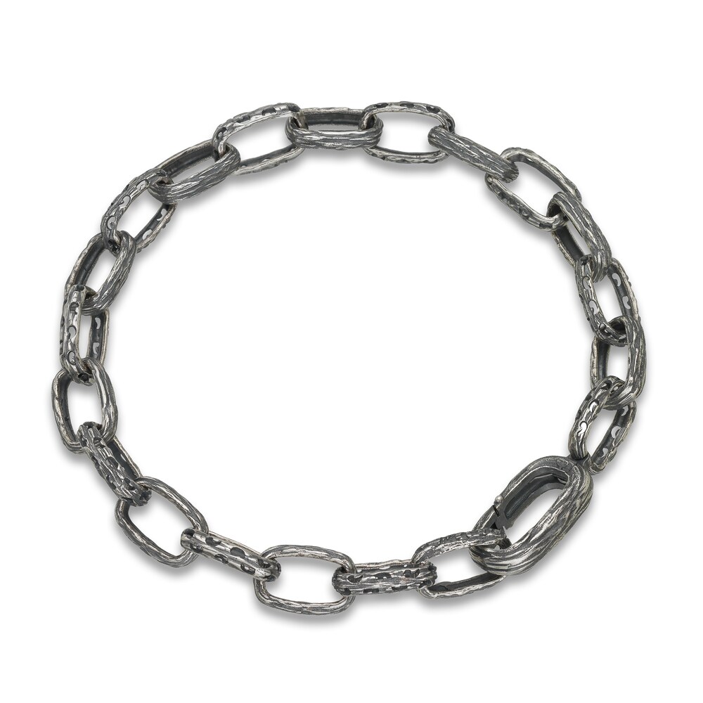 Marco Dal Maso Men's Warrior Link Bracelet Sterling Silver 8" 4OjQraca