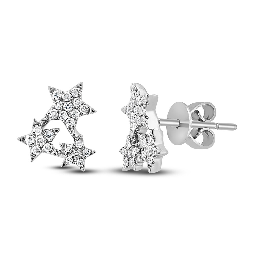 LALI Jewels Diamond Stud Earrings 1/5 ct tw Round 14K White Gold 4SML75wQ LALI Jewels Diamond Stud Earrings 1/5 ct tw Round 14K White Gold 4SML75wQ