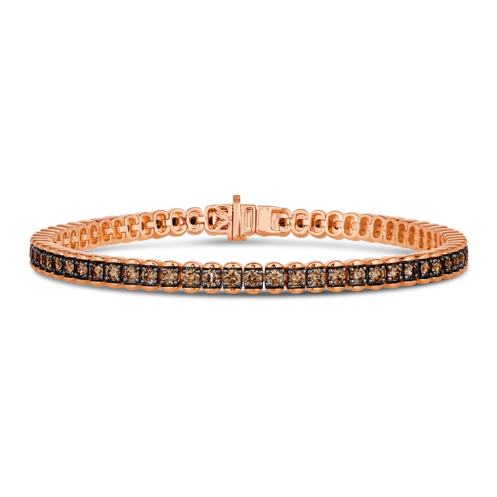 Le Vian Diamond Bracelet 3-5/8 ct tw Round 14K Strawberry Gold 7.25" 4qenUrQQ Le Vian Diamond Bracelet 3-5/8 ct tw Round 14K Strawberry Gold 7.25" 4qenUrQQ
