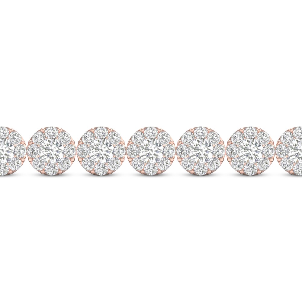 Diamond Bolo Bracelet 2 ct tw Round 14K Rose Gold 63gu5al0 Diamond Bolo Bracelet 2 ct tw Round 14K Rose Gold 63gu5al0