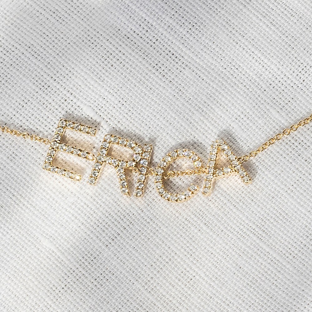 Juliette Maison Diamond Station Name Bracelet 2-1/4 ct tw Round 10K Yellow Gold 6FoC5De1 Juliette Maison Diamond Station Name Bracelet 2-1/4 ct tw Round 10K Yellow Gold 6FoC5De1