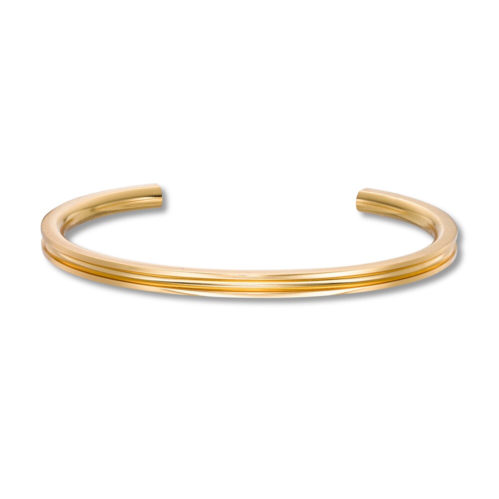 Stella Valle Letter U Bangle Bracelet 18K Gold-Plated Brass 7jVsKSgM Stella Valle Letter U Bangle Bracelet 18K Gold-Plated Brass 7jVsKSgM