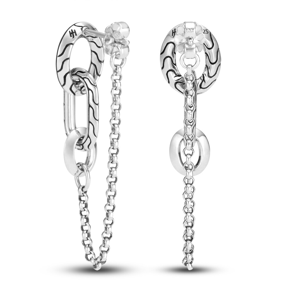 John Hardy Remix Drop Link Earring Sterling Silver 7mH3URp4 John Hardy Remix Drop Link Earring Sterling Silver 7mH3URp4