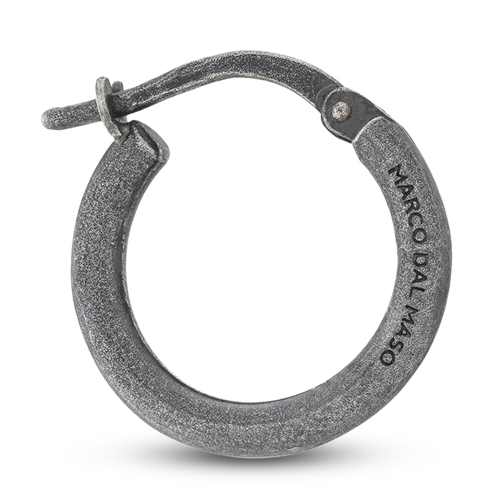 Marco Dal Maso Men\'s Hoop Mono Earring Sterling Silver 80ukg4fr Marco Dal Maso Men\'s Hoop Mono Earring Sterling Silver 80ukg4fr