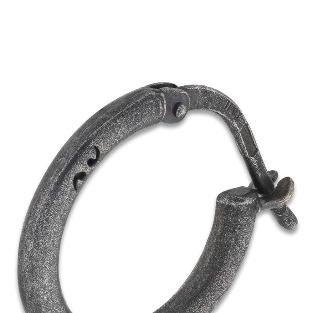 Marco Dal Maso Men\'s Hoop Mono Earring Sterling Silver 80ukg4fr Marco Dal Maso Men\'s Hoop Mono Earring Sterling Silver 80ukg4fr