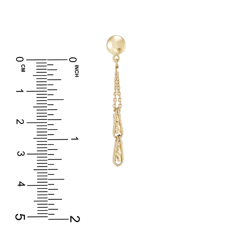 Italia D\'Oro Triangle Drop Earrings 14K Yellow Gold 8z9UQYsY Italia D\'Oro Triangle Drop Earrings 14K Yellow Gold 8z9UQYsY