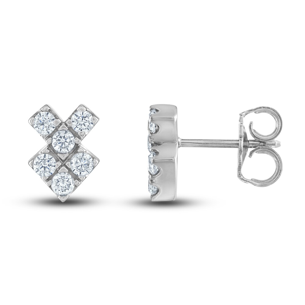 Vera Wang WISH Diamond Stud Earrings 1/2 ct tw Round 10K White Gold 9BGjMaeD Vera Wang WISH Diamond Stud Earrings 1/2 ct tw Round 10K White Gold 9BGjMaeD