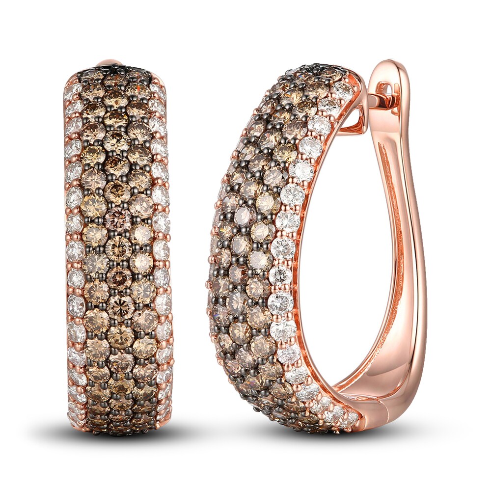 Le Vian Chocolate Diamond Earrings 2-3/4 ct tw 14K Strawberry Gold 9WtSUIZ9 Le Vian Chocolate Diamond Earrings 2-3/4 ct tw 14K Strawberry Gold 9WtSUIZ9