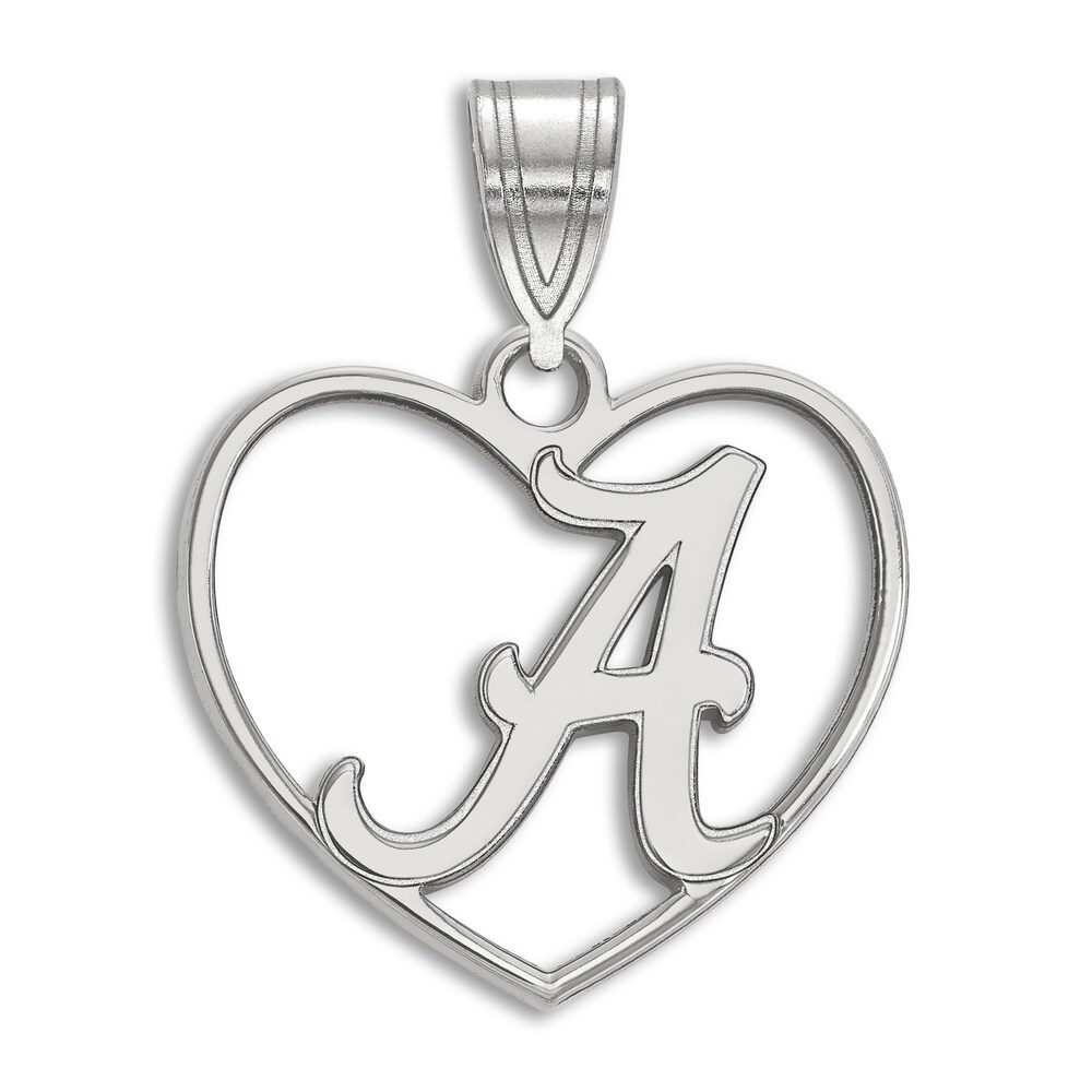 University of Alabama Heart Necklace Charm Sterling Silver 9rUBpWWY University of Alabama Heart Necklace Charm Sterling Silver 9rUBpWWY